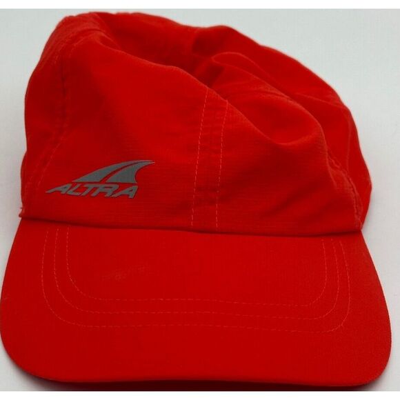 Altra Hat Womens One Size Red 100%‎ Nylon Buckle Cap Adjustable Outdoor Ladies